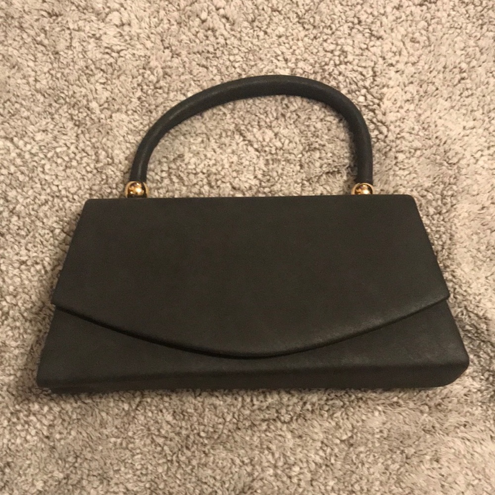 Kendall & James Dark Gray Faux Leather Clutch